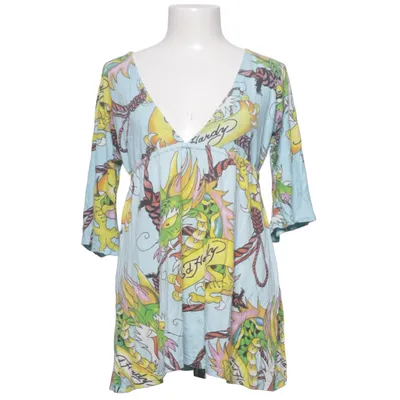 Tuniek (Blauw, Meerkleurig) van Ed Hardy by Christian Audigier Katoen