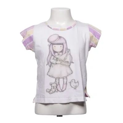 T-shirt (Wit, Roze, Lila) van Santoro Katoen