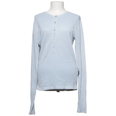 T-shirt manches longues (Bleu) de Selected Coton