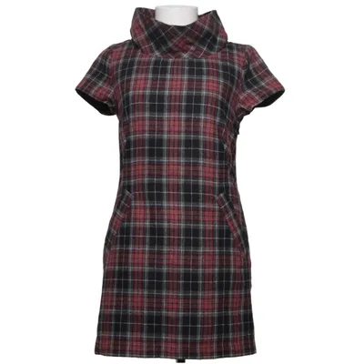 Klänning (Röd, Svart, Vit) från Junarose Polyester, Ull