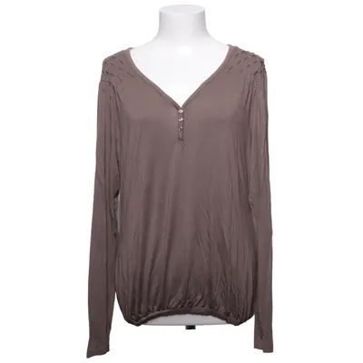 T-shirt à manches longues (Marron) de Sure Élasthane, Viscose