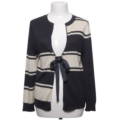 Cardigan (Blue, Beige) from Farhi Angora, Silk
