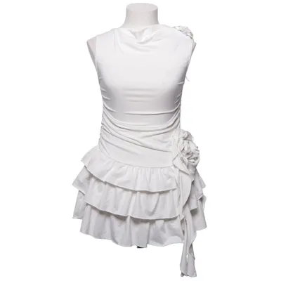 Robe de cocktail (Blanc) de Shein Élasthane, Polyester