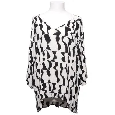 Blus (Svart, Vit) från Simple Wish Viskos