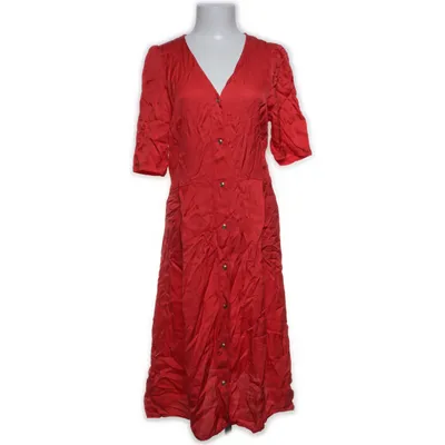 Klänning (Röd) från Maja Roos Elastan, Silke, Viskos