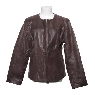 Veste en cuir (Marron) de Estelle Cuir, Polyester