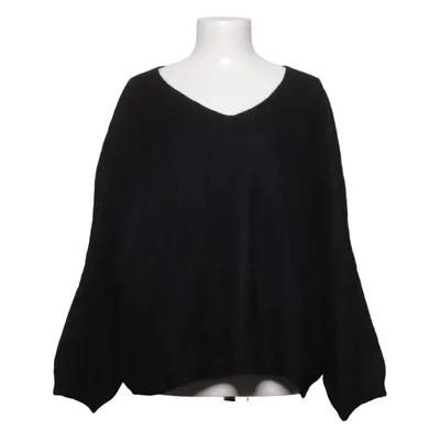 Pull-over (Noir) de Lynn Acrylique, Laine d'alpaga, Élasthane, Polyamide