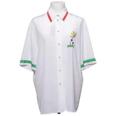 Short sleeve shirt (White, Multicolored) from Yarell Polyester