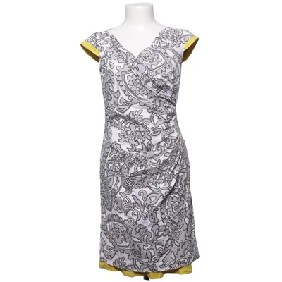 Dress (White, Gray, Yellow) from MaxMara Acetate, Cotton, Elastane