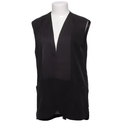 Vest (Black) from Rue de Femme Elastane, Polyester, Tencel