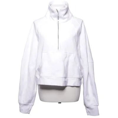 Sweatshirt (White) from Lululemon Cotton, Elastane, Nylon, Polyester