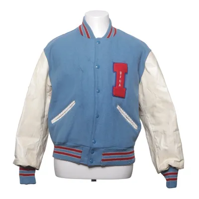 Collegejacke (Blau, Weiß, Rot) von DeLong