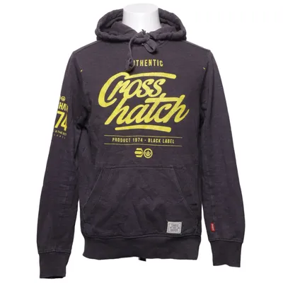 Sweat à capuche (Gris) de Crosshatch Coton, Élasthane, Polyester