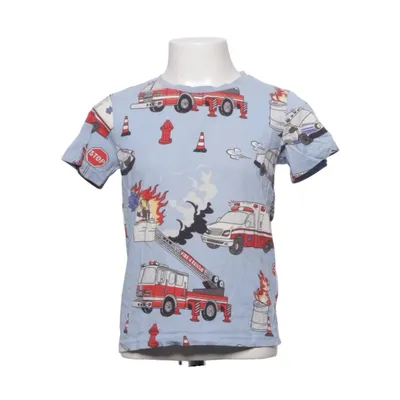 T-shirt (Blue, Multicolored) from Lindex Kids Cotton