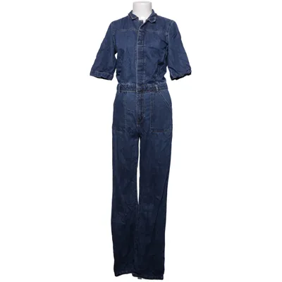 Jumpsuit (Blue) from Mango Denim Cotton