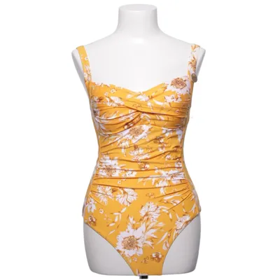 Badpak (Geel, Wit) van Niptuck Swim Elastaan, Nylon