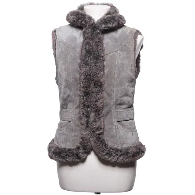 Ydervest (QUEENIE FUR WAISTCOAT) fra Vero Moda Læder, Polyester