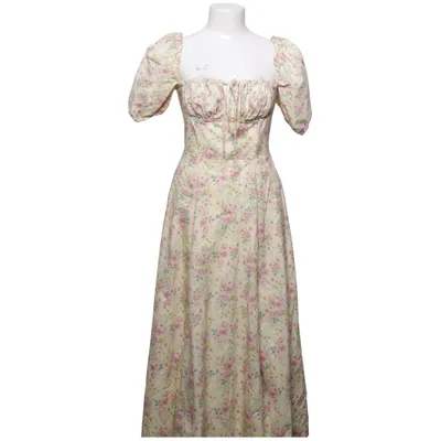 Robe (Jaune, Rose, Vert) de House of CB Coton, Élasthane, Polyamide