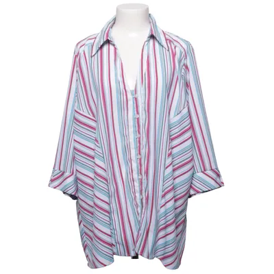 Blus (Vit, Flerfärgad) från Canda C&A Elastan, Polyester