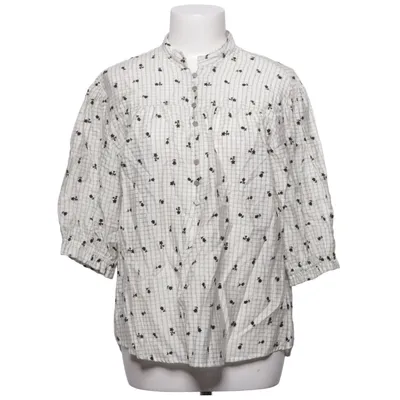 Blouse (Wit, Zwart) van Luxzuz Polyester, Viscose