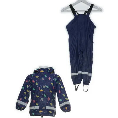 Regnställ (Blå, Flerfärgad) från Nordbjørn Polyester, Polyuretan