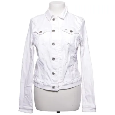 Jeansjacke (Weiß) von Tommy Hilfiger Jeans Baumwolle, Elasthan, Polyester