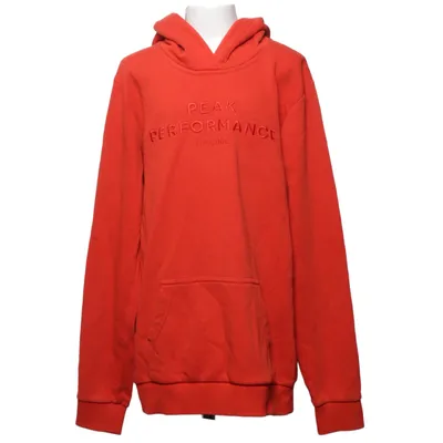 Sweat à capuche (Rouge) de Peak Performance Coton, Polyester
