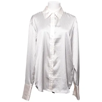 Blus (Beige, Vit) från Claire Rose x NA-KD Polyester