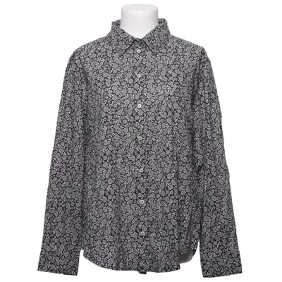 Shirt (Black, White) from United Colors of Benetton Cotton