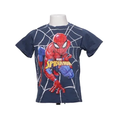 T-shirt (Blå, Flerfarvet) fra Marvel Spiderman Bomuld