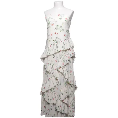 Långklänning (Beige, Flerfärgad) från H&M Modern Classic Elastan, Polyester