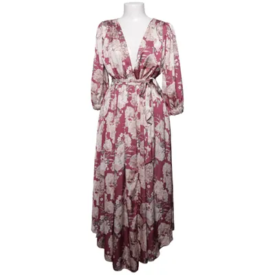 Omlottklänning (Röd, Beige) från Emo Polyester, Viskos