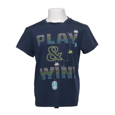T-shirt (Blauw, Meerkleurig) van Ergeenomixx Elastaan, Polyester
