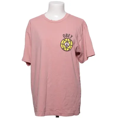 T-shirt (Rosa, Flerfärgad) från Obey Ekologisk bomull