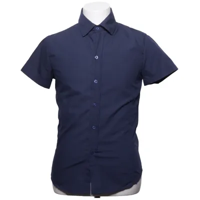 Kortärmad skjorta (Blå) från Fitshop