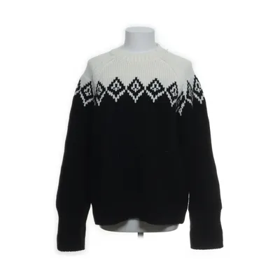 Sweater (Black, White) from Soft Goat Cashmere, Wool