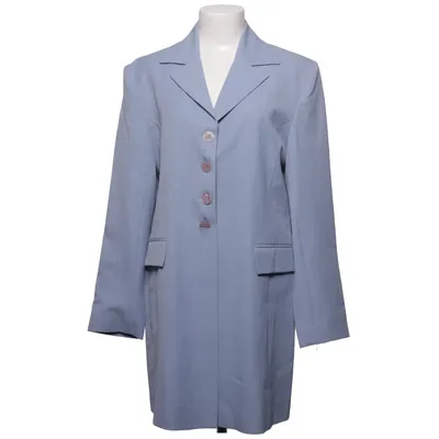 Blazer (Blauw) van Randigarutan Acetaat, Polyester
