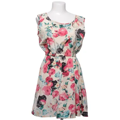 Robe (Beige, Rose, Vert) de Liva Girl Polyester