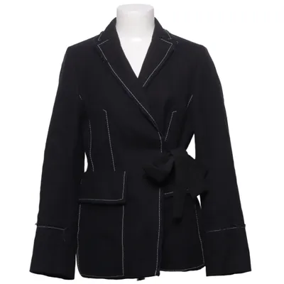 Blazer (Schwarz) von Dorothee Schumacher Acetat, Baumwolle, Polyamid, Polyester, Seide
