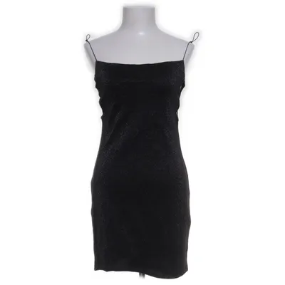 Klänning (Svart, Silverfärgad) från About You Metallfiber, Ekologisk bomull