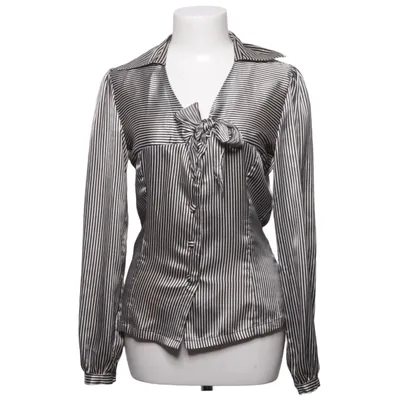 Pussy bow blouse (Black, White) from Edith & Ella