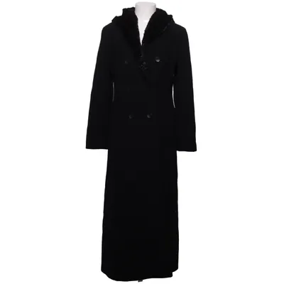 Manteau (Noir) de Junge Cachemire, Polyamide, Polyester, Viscose, Laine