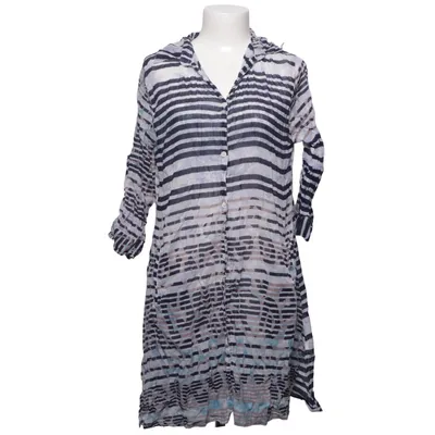 Blousejurk (Blauw, Wit, Meerkleurig) van Marila Katoen