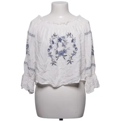 Top (Hvid, Blå) fra American Eagle Outfitters Viscose