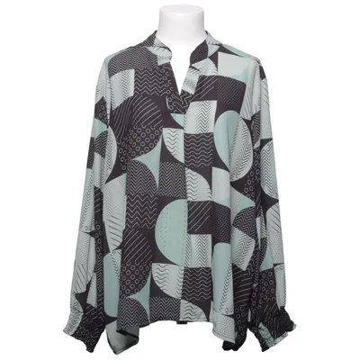 Blouse (Black, Green) from Lacony Polyester