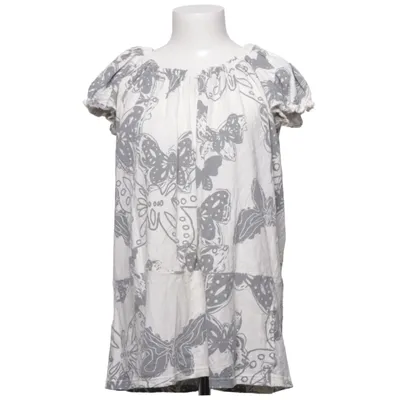 Bluse (Weiß, Grau) von Ivana Helsinki Baumwolle