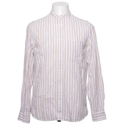 Shirt (Beige, Multicolored) from L.O.G.G by H&M Cotton, Linen
