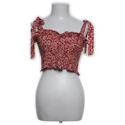 Crop top (Röd, Vit, Flerfärgad) från Boho Silke, Viskos
