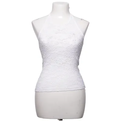 Neckholder Top (Weiß) von Party 21 Elasthan, Viskose
