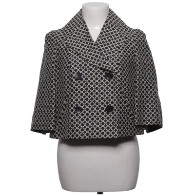 Kavaj (Svart, Vit) från Diane von Furstenberg Bomull, Silke